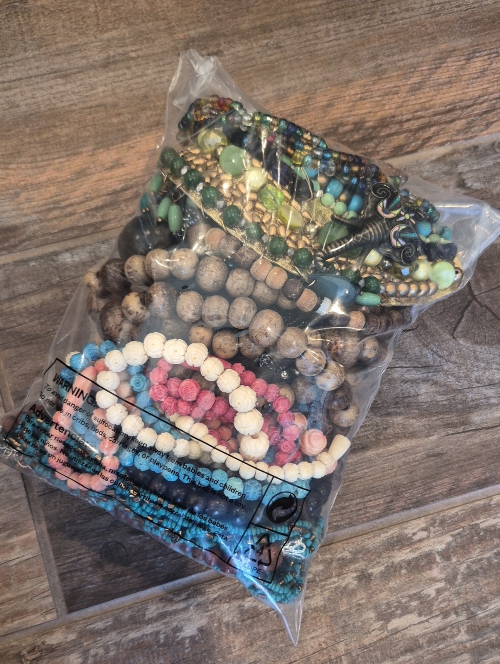 Broken Bohemian Beauties, Craft Jewelry, 1 Pound 2.6 Ounces - Picture 6 of 10